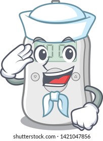 Sailor diabetes check machine in character shape