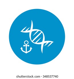 Sailor DNA icon. 