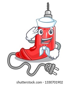 Sailor electric drill in the cartoon shape