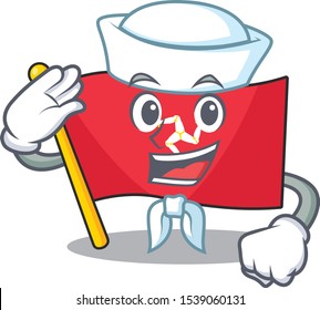 Sailor flag isle of man the mascot