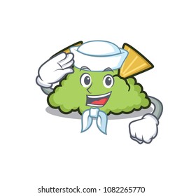 Sailor guacamole character cartoon style