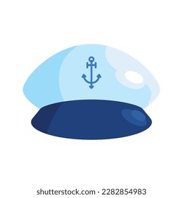 sailor hat with anchor accessory