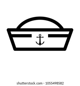 sailor hat vector template design