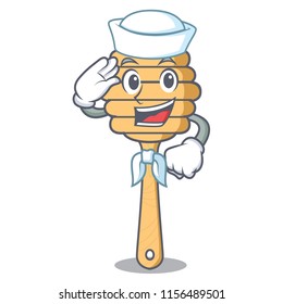 Sailor honey spoon character cartoon