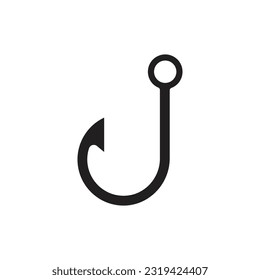 Sailor Hook Filled Icon vector Illustration