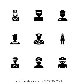sailor icon or logo isolated sign symbol vector illustration - Collection of high quality black style vector icons
