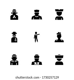 sailor icon or logo isolated sign symbol vector illustration - Collection of high quality black style vector icons
