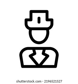 sailor icon or logo isolated sign symbol vector illustration - high quality black style vector icons
