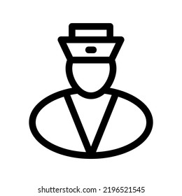 sailor icon or logo isolated sign symbol vector illustration - high quality black style vector icons
