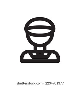 sailor icon or logo isolated sign symbol vector illustration - high quality black style vector icons
