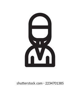 sailor icon or logo isolated sign symbol vector illustration - high quality black style vector icons
