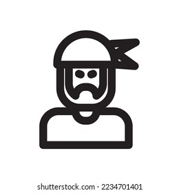 sailor icon or logo isolated sign symbol vector illustration - high quality black style vector icons

