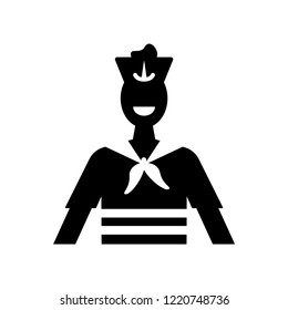 Sailor icon. Trendy Sailor logo concept on white background from Nautical collection. Suitable for use on web apps, mobile apps and print media.