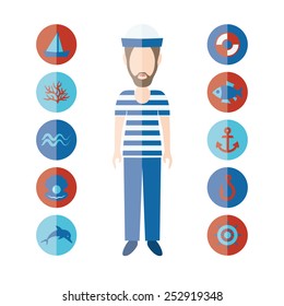 sailor and icons