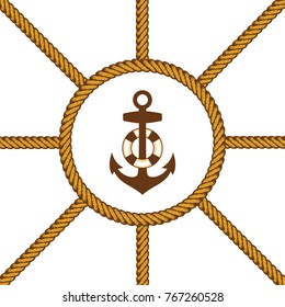 sailor lasso rope vector art