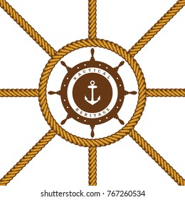 sailor lasso rope vector art