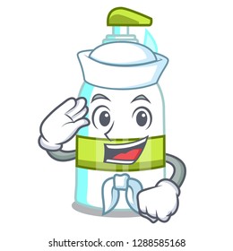 Sailor liquid soap in the character bottles