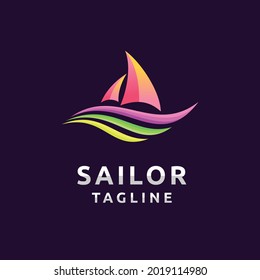 sailor logo with fun concept