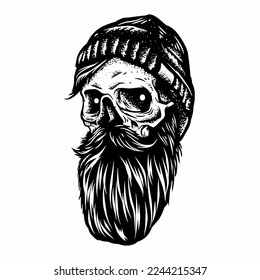 sailor man over the sea bearded man
