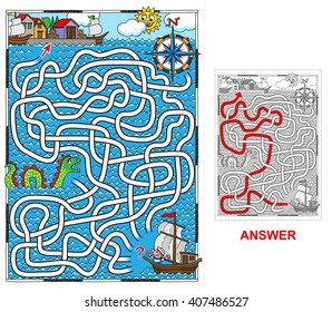 Sailor maze.