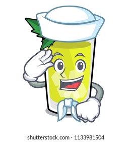 Sailor mint julep character cartoon
