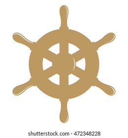 Sailor monochrome vector illustration in white background retro color