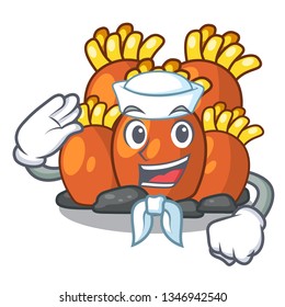 Sailor orange coral reef toys shape cartoon