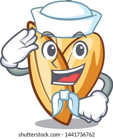 Sailor orzo pasta isolated with the cartoon