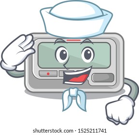 Sailor pager with in the mascot shape