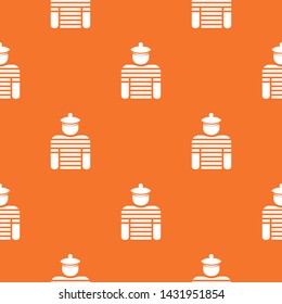Sailor pattern vector orange for any web design best