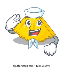 Sailor pineapple slice with in character shape