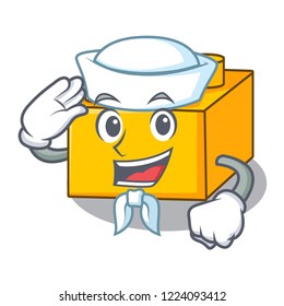 Sailor plastic building blocks cartoon on toy