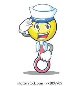 Sailor rattle toy character cartoon