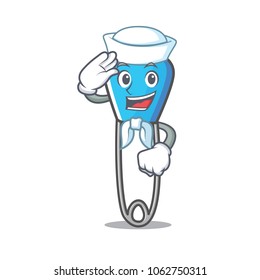 Sailor Safety Pin Character Cartoon