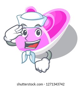 Sailor shoes baby in the shape cartoon