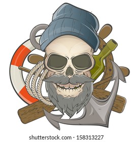 sailor skull