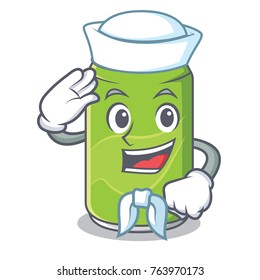 Sailor soft drink character cartoon