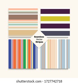 El Sailor Stripes Seamless Design Set. Traje De Natación Para La Impresión De Moda De Primavera De Invierno. Elegante Fondo De Moda Líneas Retro Textura Interminable. Patrón de franjas sin soldadura de las niñas.