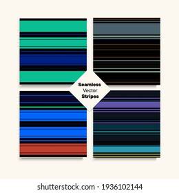 El Sailor Stripes Seamless Design Set. Niños Textura de franjas sin soldadura masculina. Impresión De Moda Elegante De Primavera De Otoño. Patrón infinito de líneas de Hipster. Fondo De Moda Vintage De Las Líneas Del Suit De Natación