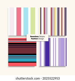 El Sailor Stripes Seamless Design Set. Impresión de la moda vintage de verano otoño. Patrón de franjas sin soldadura masculinas para niños. El Suit De Natación Es De Estilo Moderno, Con Una Textura Interminable.