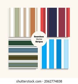 El Sailor Stripes Seamless Design Set. Montaje Elegante De Moda Fondo Verano Otoño Impresión Moderna De Moda. Patrón infinito de líneas retro. Niños Hombres Hombres Textura de franjas sin soldadura.