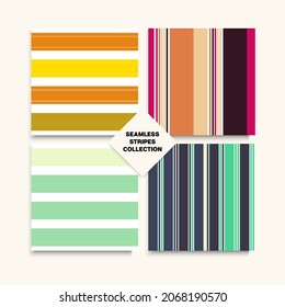 El Sailor Stripes Seamless Design Set. Traje De Negocios Líneas Elegantes De Moda De Fondo Niños Masculino De Tiras Sin Pena Textura. Patrón infinito de líneas retro. Impresión divertida de invierno de otoño.