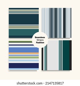 El Sailor Stripes Seamless Design Set. Coloquio De Negocios Líneas Elegantes Del Fondo De Moda Hipster Líneas Textura Interminable. Patrón de franjas sin soldadura de las niñas. Tela De Moda De Verano De Invierno Retro.