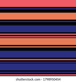 Segelstreifen Nahtlose Muster. Herbst Winter Modern Fashion Print. Horizontale Linien für Geschäftsanteile. Männlich, weiblich, Kinder Sommer, Frühlingsnahtlose Streifen Textur. Horizontale Linien Endloses Design.