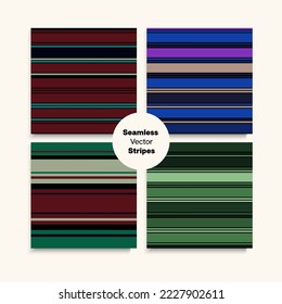 Sailor Stripes Ensemble De Motifs Harmonieux. Mode D'Été Printanier Drôle. Business Suit Lines Retro Lines Endless Texture. Mode Hipster Arrière-Plan Femme Hommes Enfants Grandes Grandes Harmonieuses.