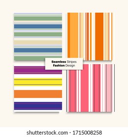 Conjunto De Textura Sin Precedentes. Moderna Fashion Fondo Femenino Niñas Sintonizadas Patrón De Tiras. Impresión de moda vintage de primavera invernal. Diseño sin fin de líneas Hipster. Líneas de juego de entrenamiento