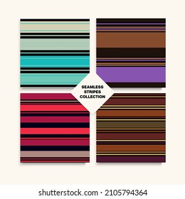 Juego De Textura Sin Maravilla De Las Bandas De Sailor. Tela De Moda Elegante De Invierno De Verano. Diseño interminable de líneas de moda. Moda Retro Fondo Patrón De Tiras Sin Maravilla Para Niños Masculinos. Líneas De Suelo De Natación