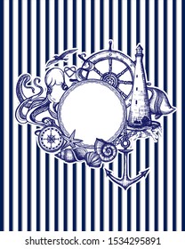sailor theme sea anchor background
