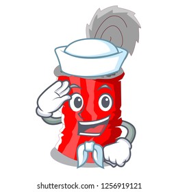 Sailor Tin can shape on a cartoon