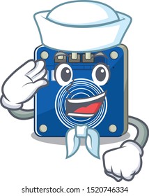 Sailor touch sensor isolated in the character